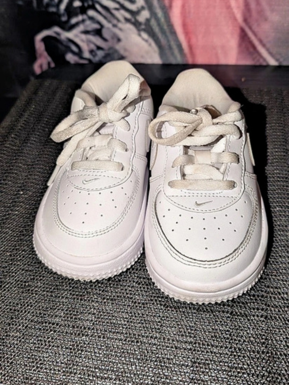 Nike Air Force 1 White Sneakers Size US 7C